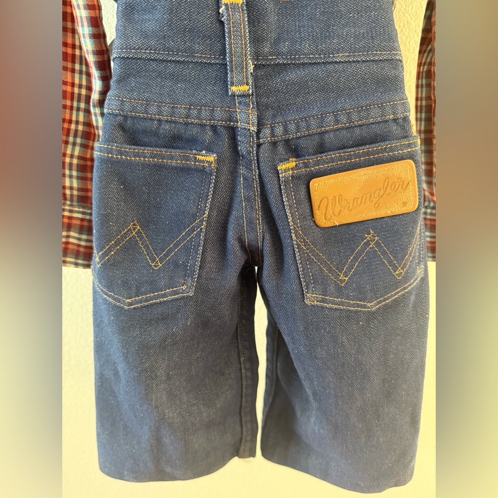 Wrangler Vintage Boys' Navy Denim Jeans Size 1T Slim